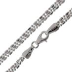 Tecnigold 3 полосный конус цилиндр cut мяч цепь колье K18WG шея вокруг примерно 51.5cm примерно 6.3g NT прекрасный товар 