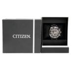 CITIZEN/シチズン プロマスター クロノグラフ 電波ソーラー エコドライブ SS×ブラック E610-S062926 箱・コマ×2 NO Bランク