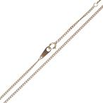  плоский колье 2 поверхность одиночный цепь колье K18 18 золотой YG желтое золото шея вокруг примерно 52cm масса примерно 5.2g NT полировальный отделка товар S разряд 