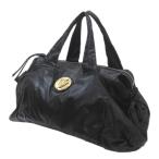GUCCI / Gucci ручная сумочка большая сумка his Tria Logo черный 197021 кожа NO B разряд 