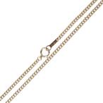 K18 18 золотой Gold плоский 2 поверхность одиночный колье цепочка структура . отдел Mark 60cm 10.0g KA полировальный отделка товар A разряд 