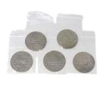  Elizabeth женщина .2.. ранг 25 anniversary commemoration медаль 1977 5 листов диаметр 38.5mm масса 28g NT B разряд 