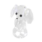  собака украшение figyu Lynn crystal прозрачный высота 5× низ сторона ширина 2.5(cm) NT B разряд 