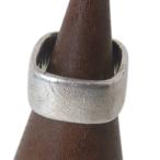 Georg Gensen ジョージジェンセン スクエア リング 指輪 Sv925 186 9号 リング幅10mm 重量12.2g   NT BCランク