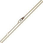  плоский колье 2 поверхность одиночный цепь колье K18 18 золотой структура . отдел сертификация Mark шея вокруг примерно 39.5cm масса примерно 5.1g NT полировальный отделка товар S разряд 