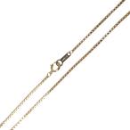  венецианский цепь колье K18 18 золотой YG желтое золото шея вокруг примерно 50cm масса примерно 6.2g NT полировальный отделка товар S разряд 