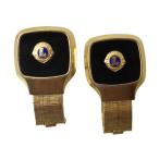 LIONS CLUB лев z Club запонки 18.7×20(mm) 31.8mm NT B разряд 