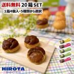 シュークリーム 20箱セット 1箱4個入 詰め合わせ 送料無料 イベント スイーツ  ヒロタ HIROTA ギフト 贈り物 おやつ お取り寄せ