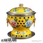  одиночный маленький медь кастрюля старый Пекин жир . говядина кастрюля China традиция 7 сокровищ . кастрюля quotient индустрия алкоголь Poe shon лиловый медь кастрюля 
