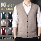 爆買 ニットベスト メンズ 前開き �