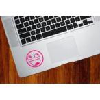 MacBook iPad ステッカー シール Epic Smiley (ピンク)