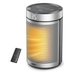 DREO セラミックヒーター 小型 足元ヒーター・05冬新型 電気ファンスヒーター 軽量 EO恒温モード 節電40% 100W~10畳/1000