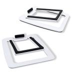 W601 15 раз наклонение настольный динамик подставка ( compact?3 дюймовый / книжная полка / контрольный динамик для ) steel металл основа & контроль вибрации four 