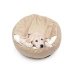 [ параллель импортные товары ] Calming Dog Beds for Large Dogs, Soft Flannel Sofa Dog Bed with