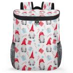 Christmas Snowman Hat Small Cooler Backpack Insulated Waterproof 並行輸入品