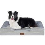 [ параллель импортные товары ] Dogbed4less Jumbo Extra Large Brown Microsuede External Cover an