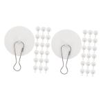 [ параллель импортные товары ] Alipis 100sets Removable Ceiling Hooks Self Adhesive Multi Purpo