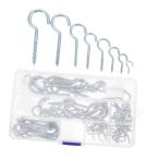 [ параллель импортные товары ] VOSAREA 80Pcs Hooks Assortment Kit Ceiling Screw Hooks for Home