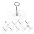 [ параллель импортные товары ] Cabilock 12 Pcs Heavy Duty Adhesive Ceiling Plant Hooks Strong N