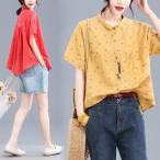 シャツブラウストップスレディース大...