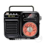 なんと1台7役!!Radio スピーカー bluetooth 小型 4色 防災 モバイルバッテリー マルチレトロラジオ 昭和レトロ 時計 避難用品