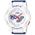 CASIO カシオ Baby-G ベビーG トリコロール・シリーズ BGA-185TR-7A ホワイト レディース 海外モデル 腕時計
