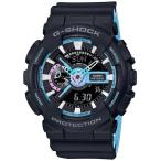 CASIO カシオ G-SHOCK G-ショック GA-110PC-1A ブラック×ライトブルー メンズ 腕時計