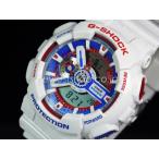 CASIO カシオ G-SHOCK ジーショック White Tricolor Series ホワイト・トリコロール・シリーズ GA-110TR-7A トリコロール×ホワイト メンズ 腕時計