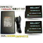 DMW-BLC12 ߴХåƥ꡼ 2 &amp; ǥ奢 USB Type C ® ߴŴ Хåƥ꡼㡼㡼 DMW-BTC6 DMW-BTC12  1 Panasonic ѥʥ˥å