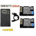 DMW-BLF19 互換バッテリー 2200mAh 2個 &am