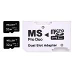ki ok sia производства chip принятие оригинал бренд micro SDHC 32GB Class10 Class 10 UHS-I U1 2 листов &amp; карта памяти ProDuo конверсионный адаптор 1 листов 