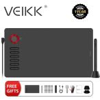 VEIKK-A15PROデジタル描画タブレット,バッテリー付きグラフィックタブレット,チルト機能,Android, Windows, Mac, 12キ