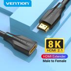 Vention hdmi 2.1延長ケーブルuhd 8 18k/60 60hzのhdmi 2.1オス女性ケーブルエクステンダPS4テレビスマートボック