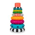 Sassy Stacks of Circles Stacking Ring STEM Learning Toy, Age 6+ Months, Mul