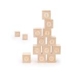 Uncle Goose Lowercase Alphablank Blocks - Made in USA by Uncle Goose