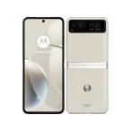 『新品未開封』SIMフリーmotorola razr 40 8GB+256GB SIMフリー [バニラクリーム] androidS　折りたたみ式スマホ本体