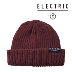  Япония стандартный товар сноуборд Beanie электрический ELECTRIC KNIT BEANIE TYPE A Wine E24F26 вязаная шапка 23-24