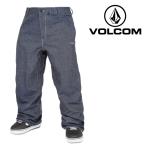 日本正規品 スノーボード ウェア パンツ ボルコム VOLCOM MENS SNOW BILLOW PANTS Dark Denim メンズ 24-25