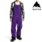 日本正規品 スノーボード ウェア ビブパンツ バートン BURTON MENS RESERVE GORE-TEX 2L BIBS Prism Violet True Black ゴアテックス メンズ 25-26