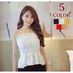  tube top bare top оборка tops женский лето простой одноцветный автомобиль - кольцо плечо .. симпатичный ga- Lee resort kaji женский на 