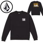 ショッピングボルコム 【VOLCOM】ボルコム WATANITE CREW SWEATSHIRT BLACK フリース トレーナー クルー スノーボード スケボー