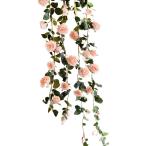 Lumierechat バラ 薔薇 ローズ 造花 シルクフラワー フラワー ガーランド ピンク レッド ホワイト イベント 装飾 デコレーション a-8116 (ピンク