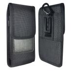 スマホ ポーチ メンズ QBeau ベルトケース ベルト通し付き ベルトポーチ 携帯ケース 携帯ポーチ マグネット開閉 作業用 iPhone