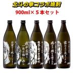 北斗の拳　焼酎　ケンシロウ　ラオウ　トキ　サウザー　ジュウザ　5本セット　900ml