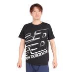  New balance большой Logo Short рукав футболка бейсбол футболка AMT31078BK