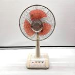 ナショナル/National 扇風機 F-30H1Q 3枚羽根 赤 昭和レトロ/CP