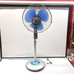 ショッピングサンヨー サンヨー/SANYO 扇風機 EF-7PF 3枚羽根 青 大型扇風機 昭和レトロ/CP