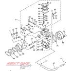  номер детали 11 впуск экран Yamaha KT100 карбюратор детали 