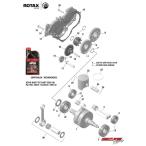  номер детали 17 ROTAX MAX коробка передач покрытие 