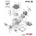  номер детали 6 ROTAX MAX головка блока цилиндров блокировка шайба A8